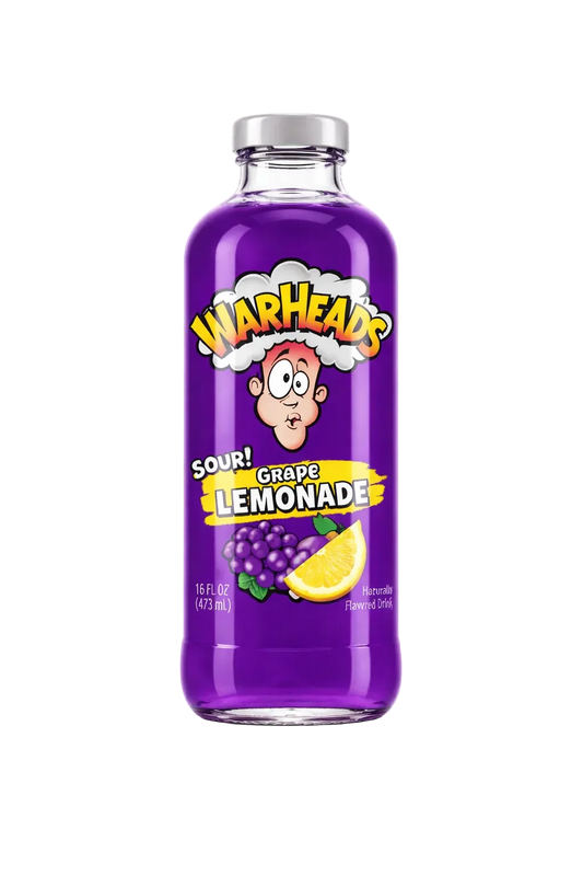 Warheads Sour Grape Lemonade 16oz (473ml) - 12stk