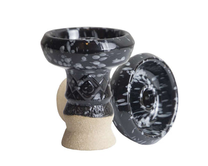 Al-Mani Hand Made Glasert Shisha - skål - 6 stk