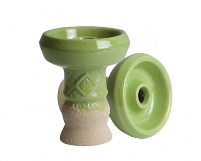 Al-Mani Hand Made Glasert Shisha - skål - 6 stk