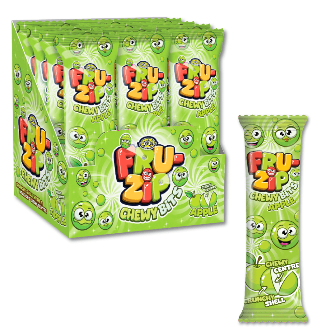 JoJo Fru-Zip Chewy Bits Apple 15g - 24stk