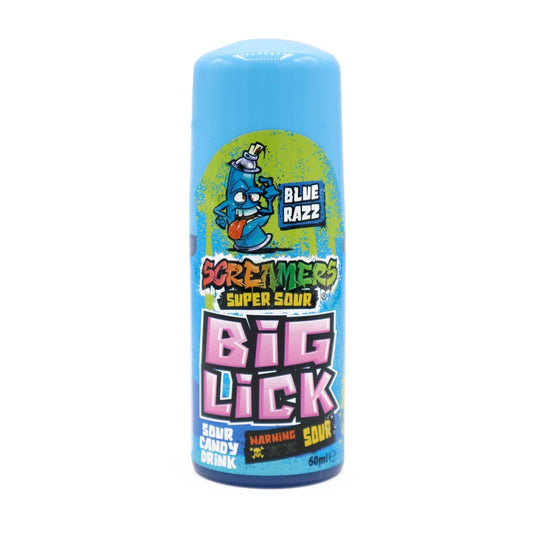 Zed Screamers Big Lick Blue Razz 76.8g - 12stk