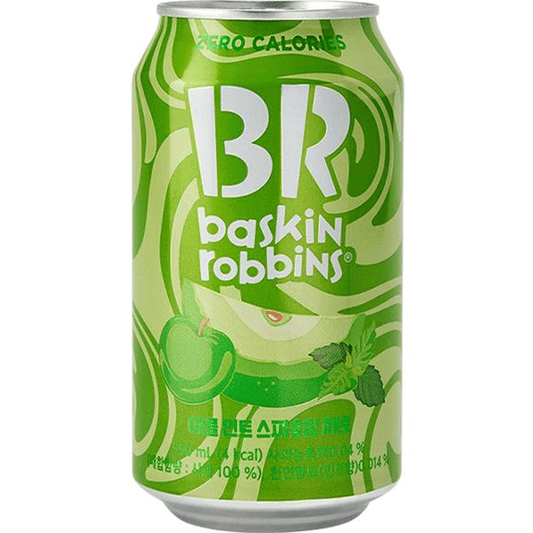 Baskin Robbins Apple Mint Sparkling Zero 350ml x 24stk