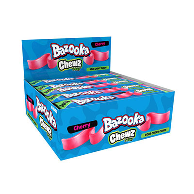 Bazooka Bar: Chew Cherry - 14g x 60 Stk