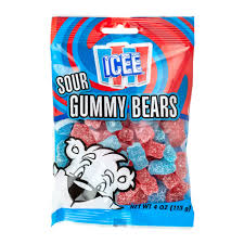 ICEE Bags: Sour Gummy Bears - 113g x 12 Stk