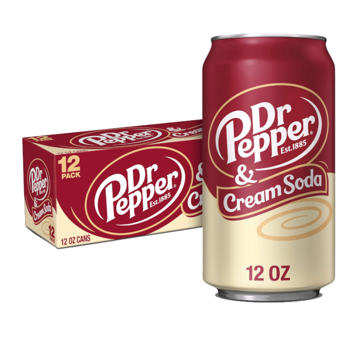(USA) Dr. Pepper BOX: Cream Soda - 355ml x 12 Stk