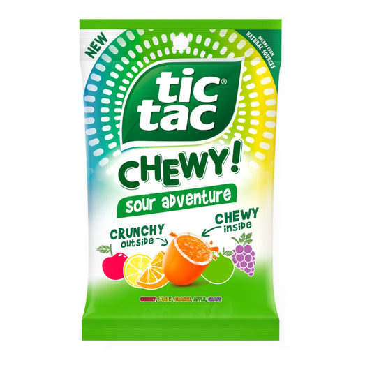Tic Tac Bags: Sour Adventure - 80g x 12 Stk