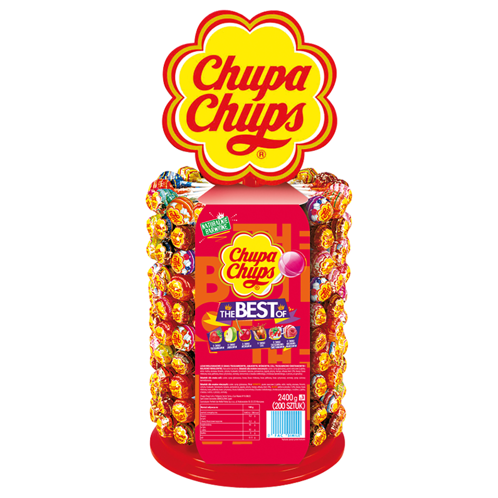 Chupa Chups The Best Of Karuzela Lizaki (12gx200Stk)