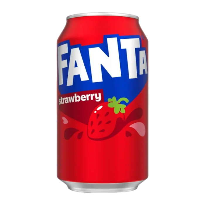 (USA) Fanta BOX: Strawberry - 355ml x 12 Stk