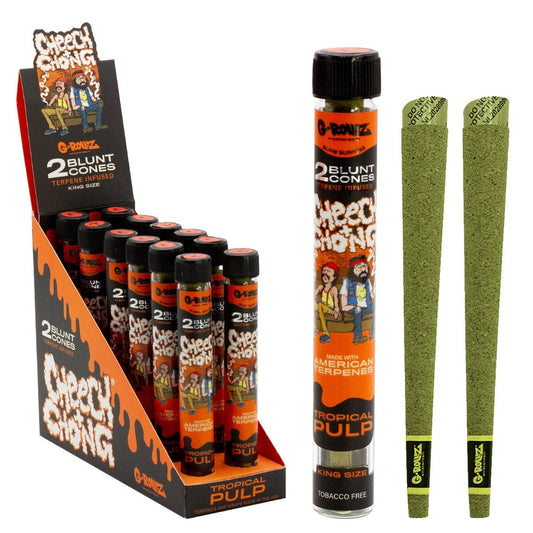 G-Rollz KS Blunt Cones Tropical Pulp - 2 x 12 Stk