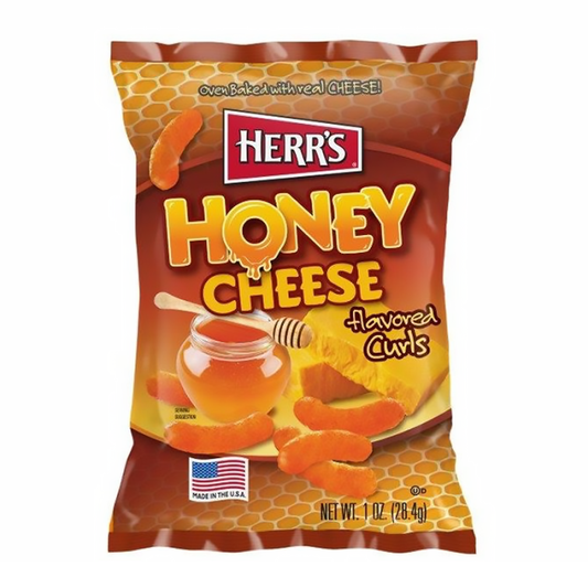 Herr's Honey Cheese Curls 1oz (28g) - 42stk