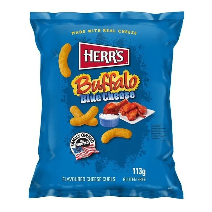 Herr's Buffalo Blue Cheese Curls 113g - 12stk