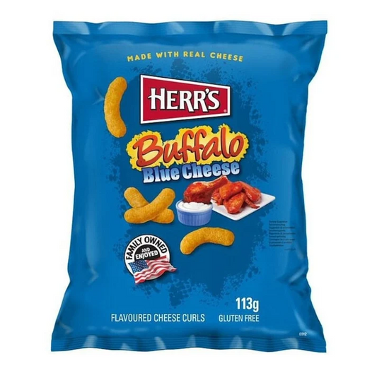 Herr's Buffalo Blue Cheese Curls 113g - 12stk
