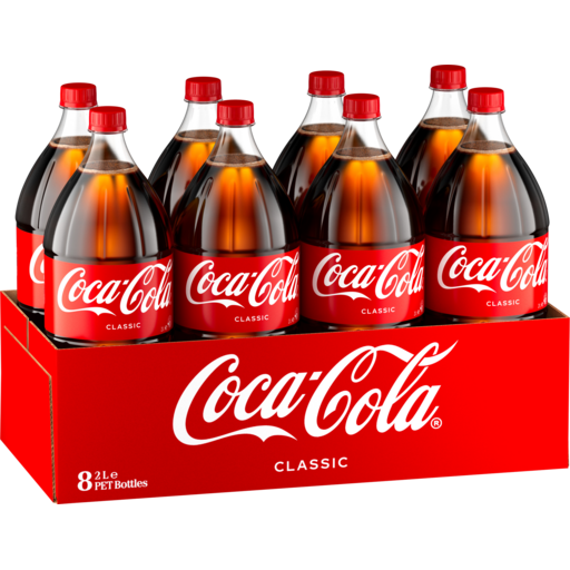 COCA-COLA CARBONATED DRINK 2L x 8stk