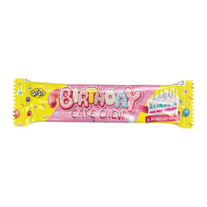 JoJo Birthday Cake Chew 25g - 24stk