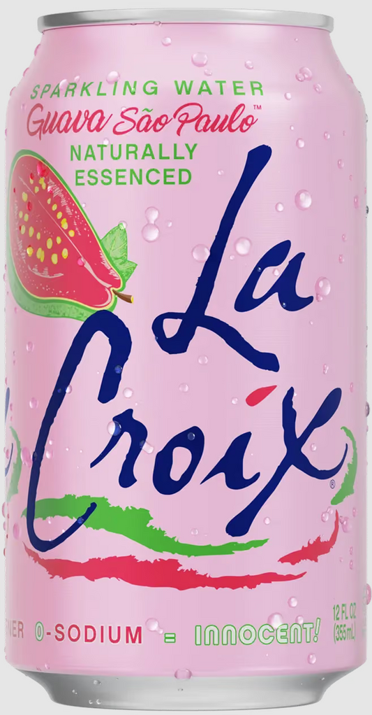 La Croix BOX: Guava São Paulo Sparkling Water - 355ml x 24 Stk