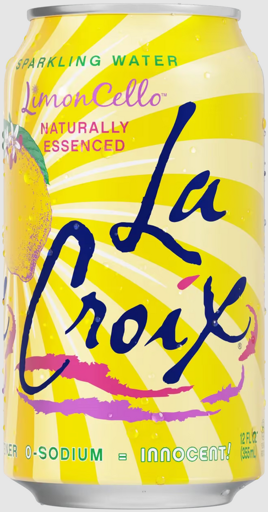 La Croix BOX: LimonCello Sparkling Water - 355ml x 24 Stk