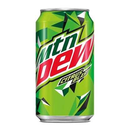 MOUNTAIN DEW CARBONATED DRINK - CITRUS BLAST - 330ml x 24stk