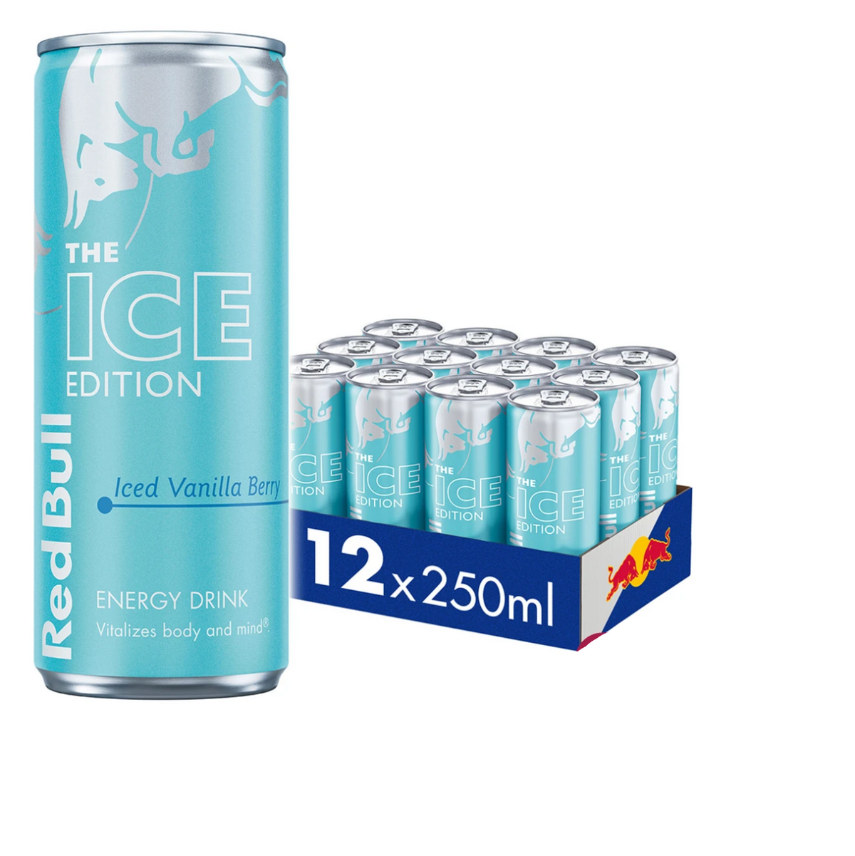 RED BULL ENERGY DRINK ICE EDITION Vanilla-Berry - 250ml x 12stk