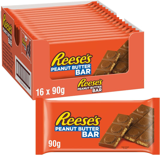 Reese's Bar: Peanut Butter - 90g x 16stk