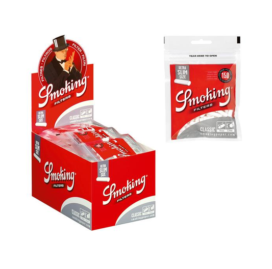 Smoking Ultra Slim Filter Bags - 150 x 34 Stk