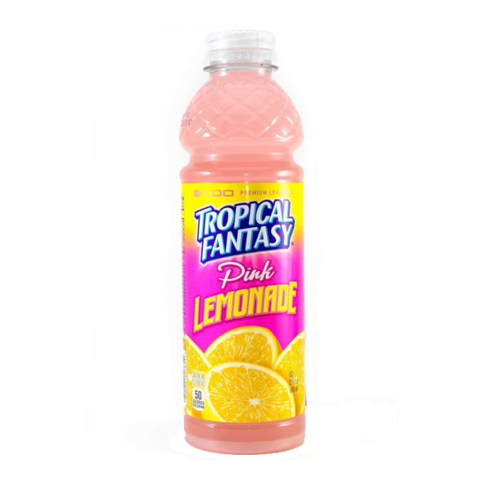 Tropical Fantasy - Premium Juice Cocktail - Pink Lemonade 20fl.oz (591ml) - 24stk