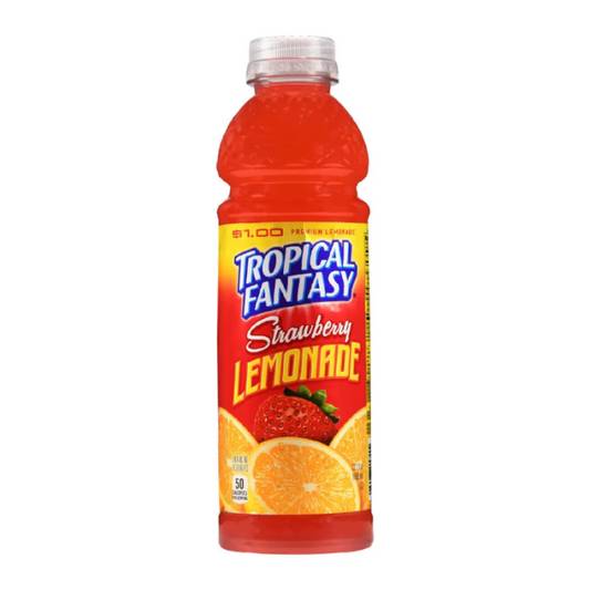 Tropical Fantasy - Premium Juice Cocktail - Strawberry Lemonade 20fl.oz (591ml) - 24stk