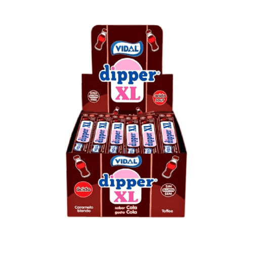Vidal Dipper XL Cola Chew Bar - 100stk