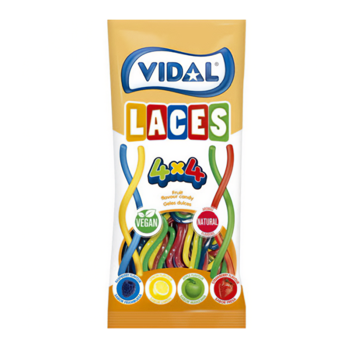 Vidal Laces Multicolor 3oz (85g) - 14stk