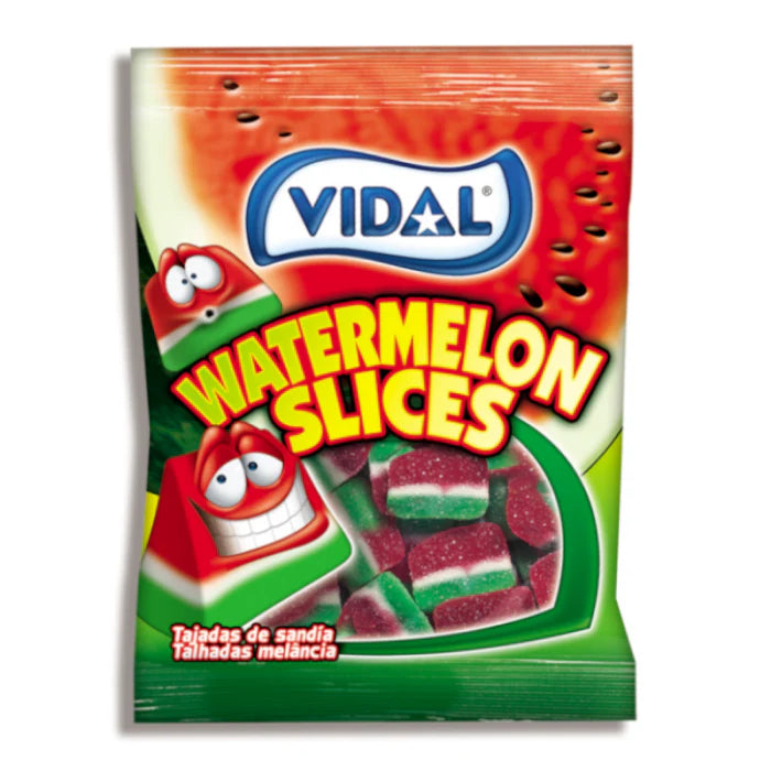 Vidal Watermelon Slices 3.17oz (90g) - 14stk