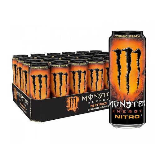 MONSTER ENERGY DRINK NITRO COSMIC PEACH 500ML x 12stk