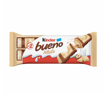 Kinder Bar: Bueno White - 39g x 30 Stk